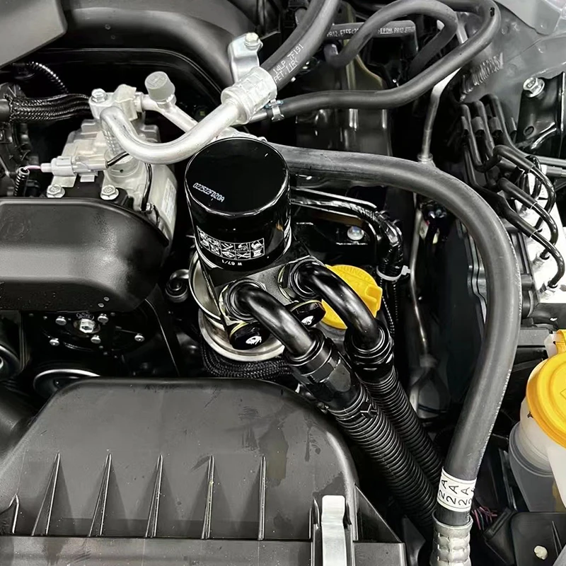 엔진 라디에이터 어댑터 오일 쿨러 필터 샌드위치 플레이트 온도조절기 어댑터 GT86 BRZ AN8 AN10 알루미늄 합금 CNC