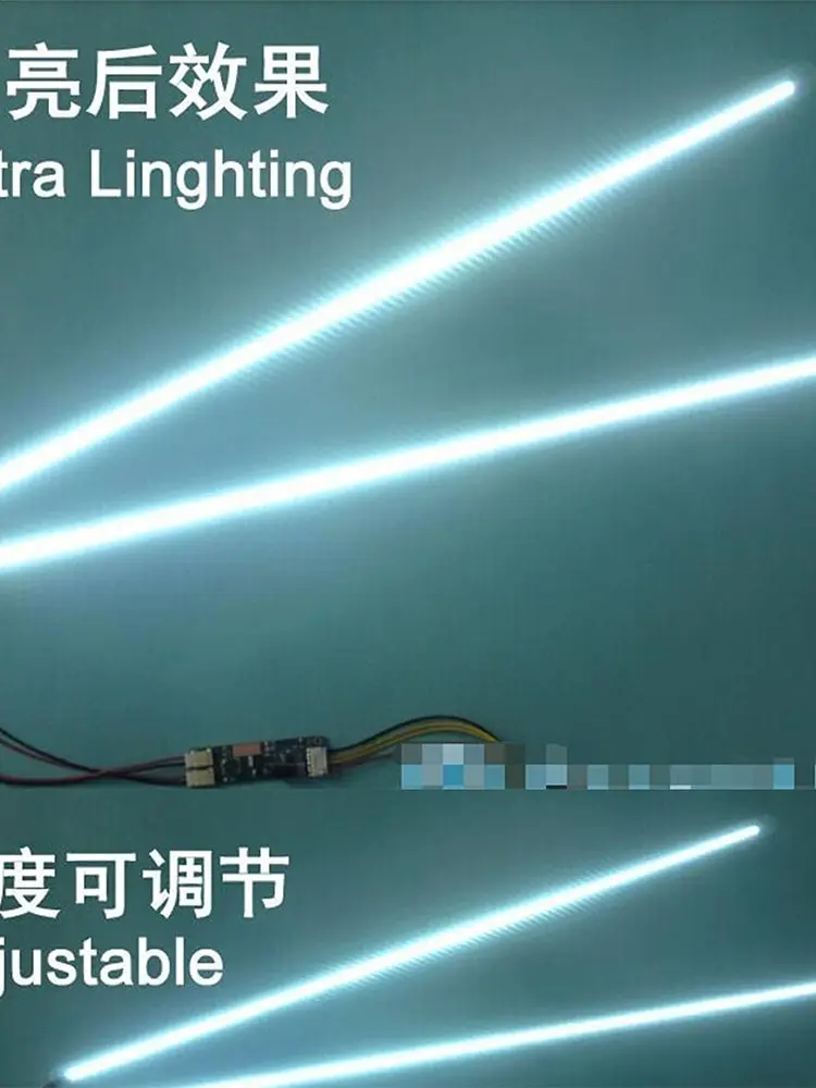 Brilho ajustável LED Backlight Strip Kit, atualizar