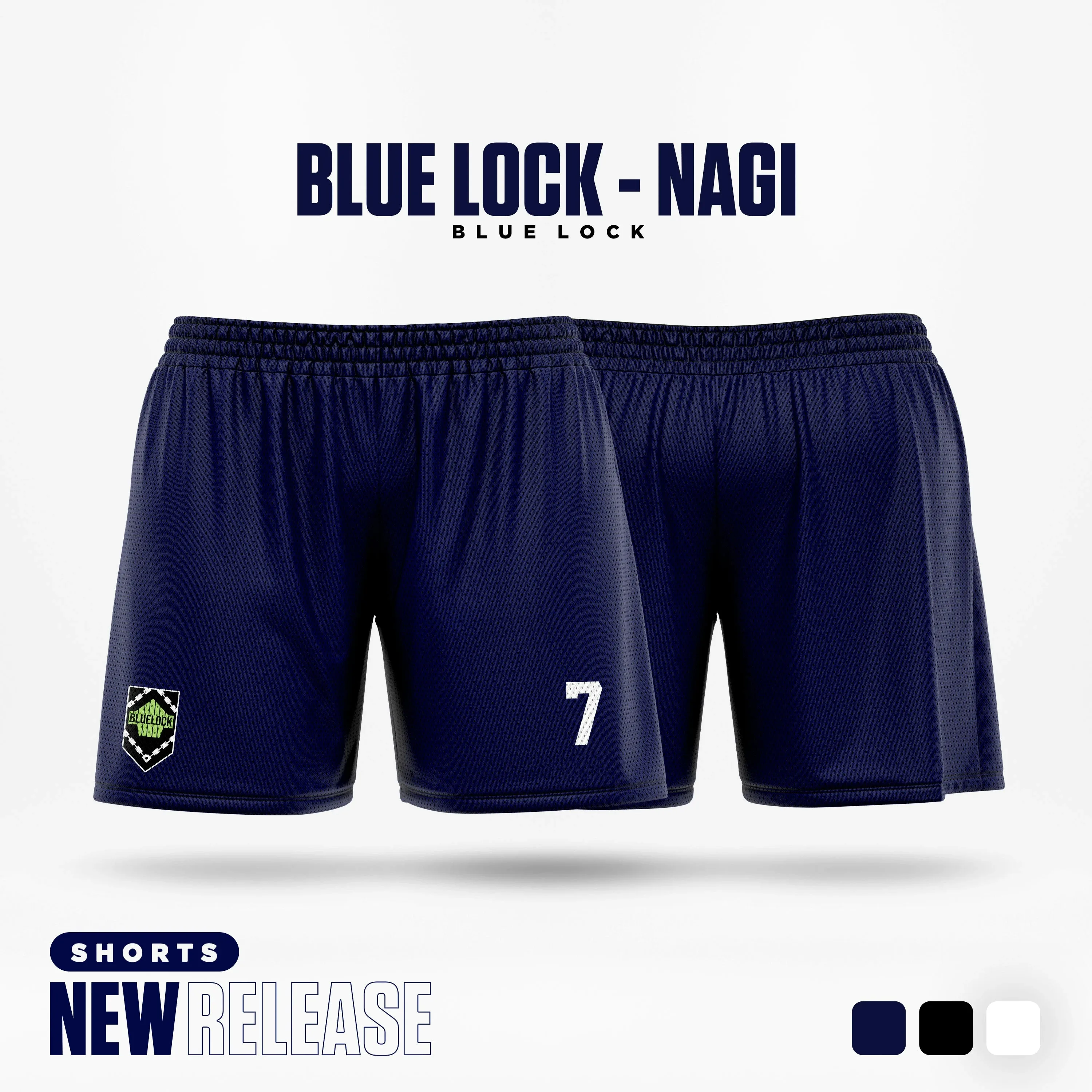Blue Lock 10 Cartoon Anime Jersey Men Shorts Summer Quick-Drying Pants New Fashion Women Short Sport Children Unisex Bottom 2