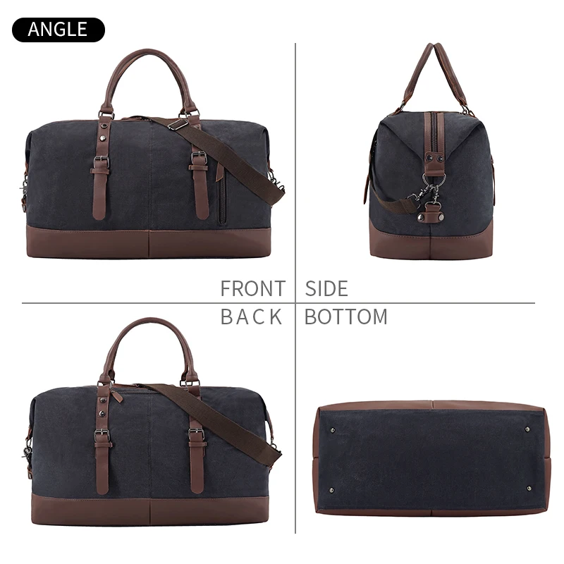 Fashion Men Large Capacity Travel Bag High Quality Canvas Travel Bag Outdoor Duffle Male Casual Tote