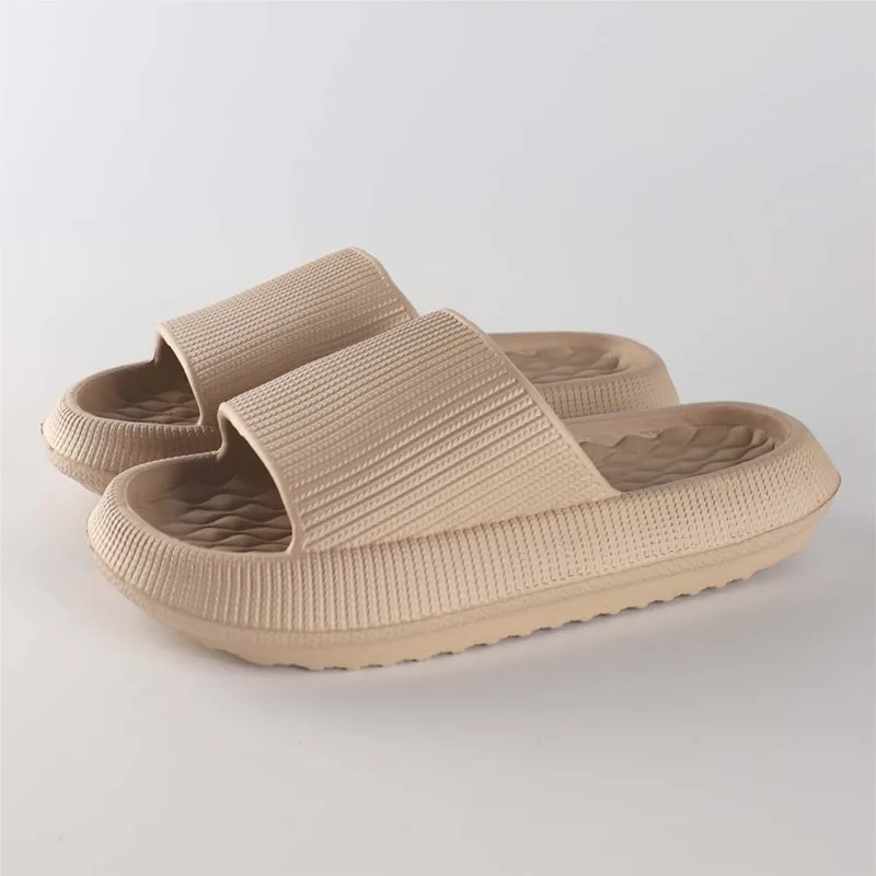 Crestar Women Summer Slippers Indoor Thick Sole Non-slip Bathroom Slides Comfort Soft Sole EVA Sandals Lady Beach Platform Shoes 3