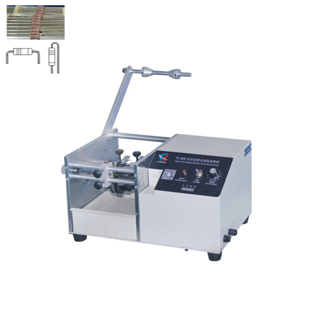 

FL-602 automatic tape resistor axial lead forming machine component lead former for pcba pcb assembly