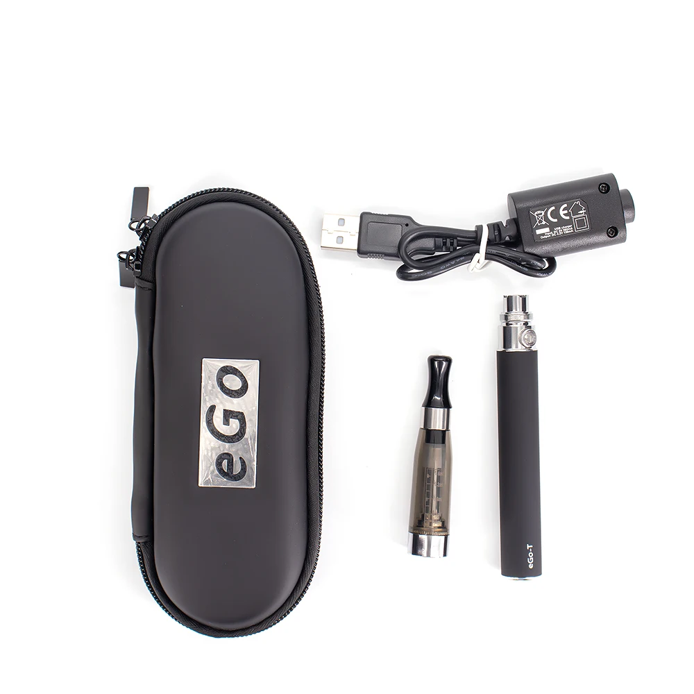 

Electronic Cigarette Vape Pen Ego Starter Kit with1.6ml Ce4 Atomizer Ego-T 1100mah 510 Thread Vape Battery Zipper Case Vaporizer