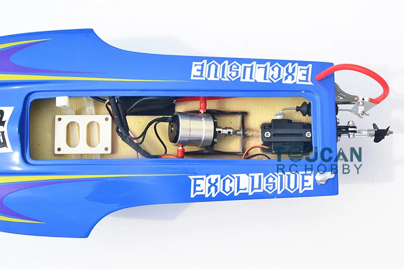 M440 Fiber Glass Electric RTR Radio Control Race Boat W/ Brushless Motor Servo ESC Battery THZH0018-SMT7 5