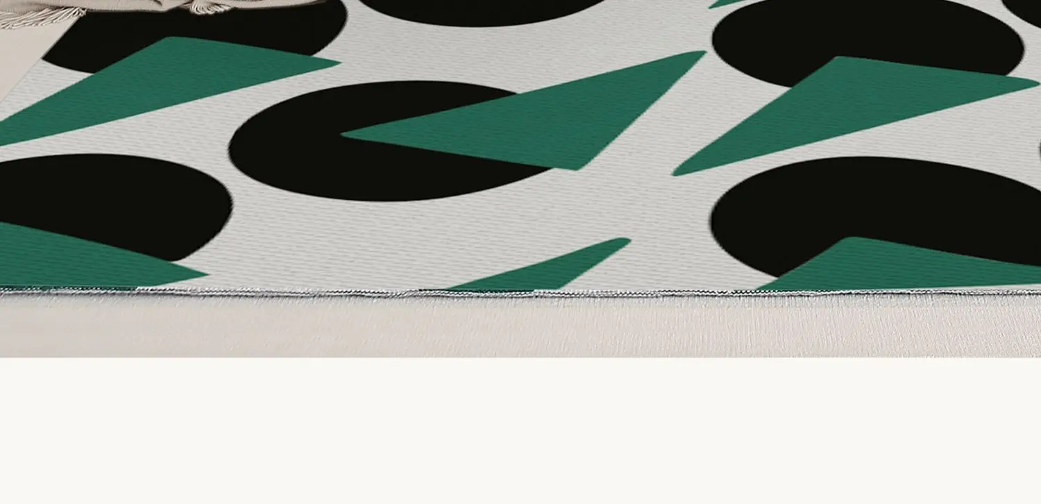 

Modern Geometry Living Room Carpet Tea Table Carpet Bedroom Bedside Room Premium Luxury Floor Mat