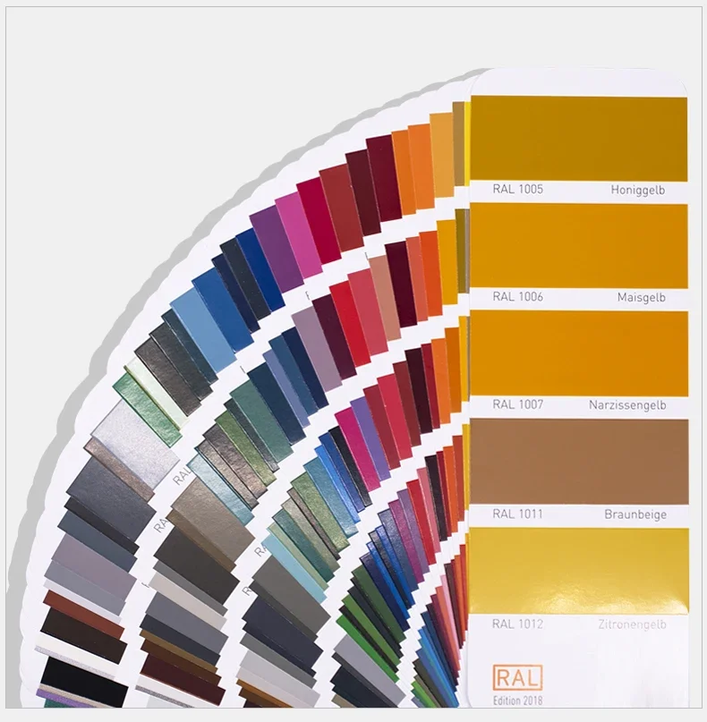 Tarjeta de color Original de Alemania RAL K7, carta de colores estándar internacional para pintura, 213 colores, con caja de regalo