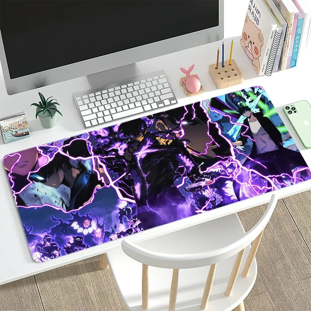 Anime S-Solo L-Leveling CoolS Large PC Mouse Pad For Non-Slip Gaming Laptops Gamer Carpet Keyboard Mat Desk Protector 3
