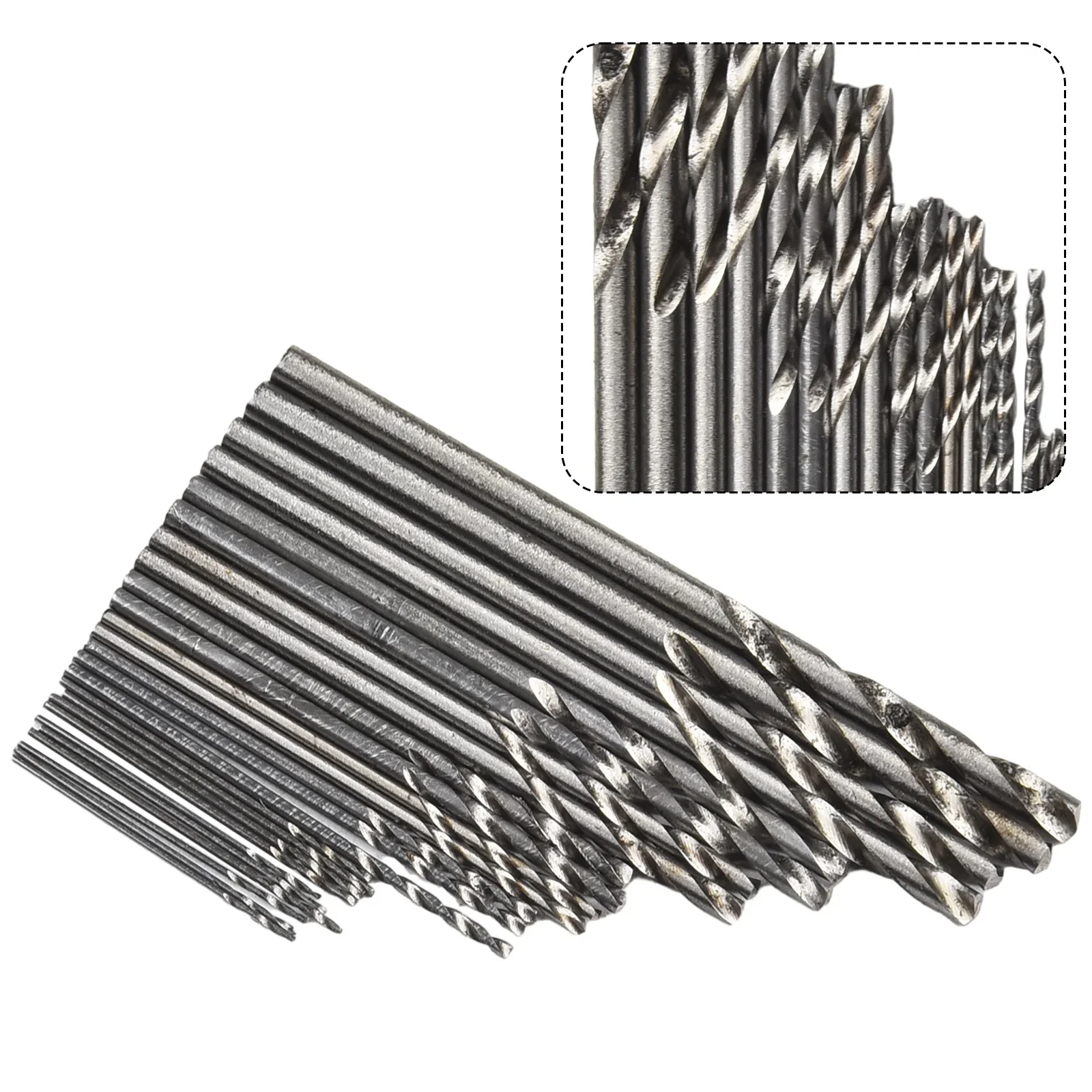 

Hammer Pin Vise Straight Drill Bit Power Shank Woodworking 25Pcs Hss 0.5-3.0mm For Electrical Head Rotary Hammer