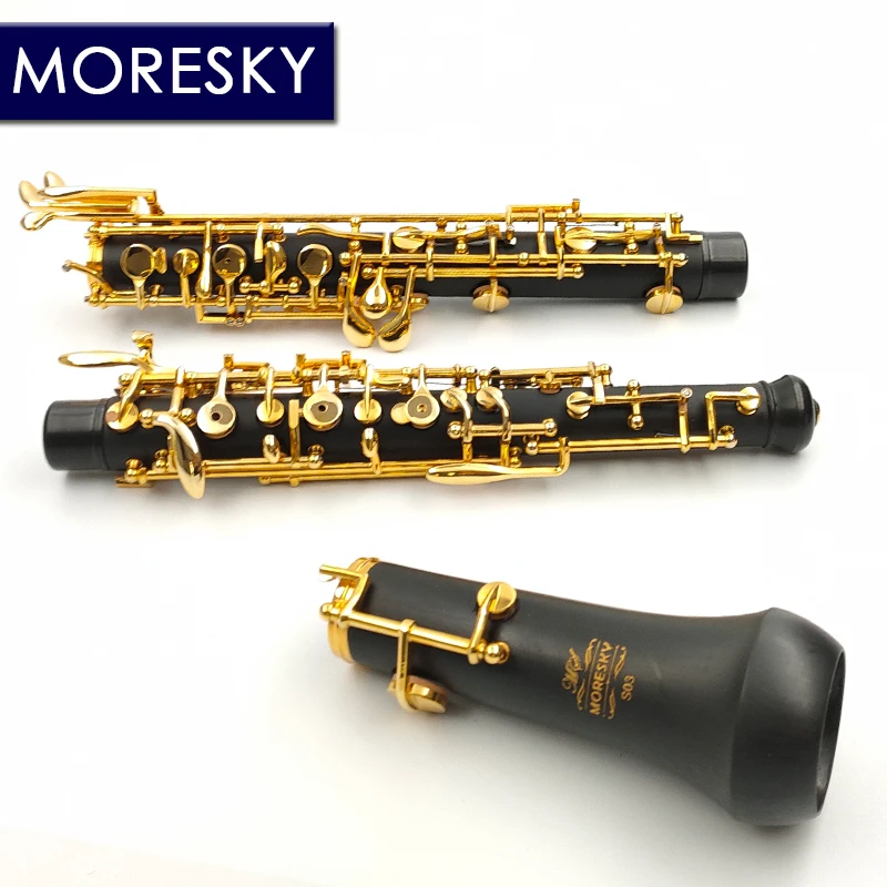 MORESKY Oboe C Keys Semi-Automatic Style Silver/Gold/Nickel-Plate