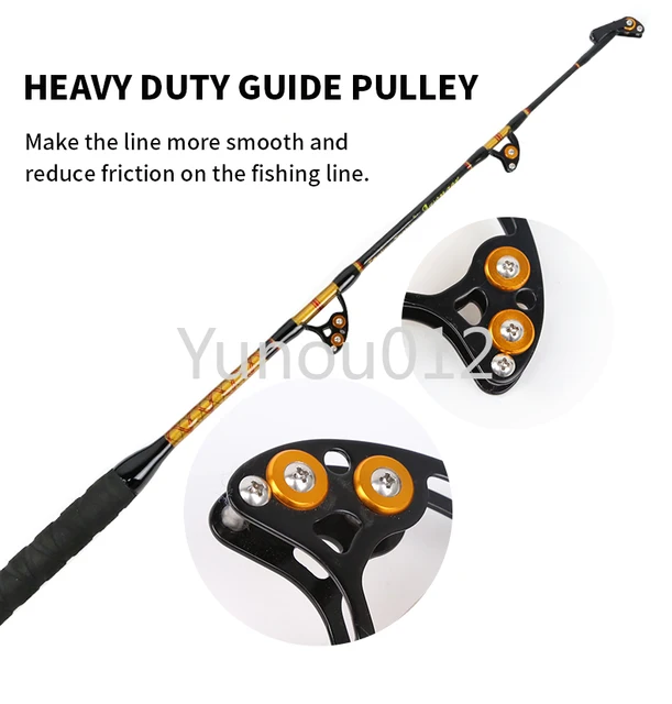 심해에서 거대한 물고기를 잡기 위한 최고의 낚싯대: 스위블 팁 트롤링 로드