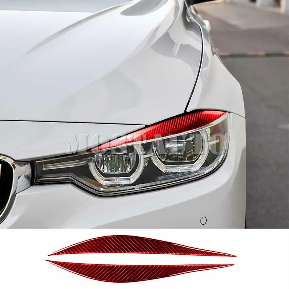 

2 шт., накладки на глаза из углеродного волокна для BMW 3 2013-2019