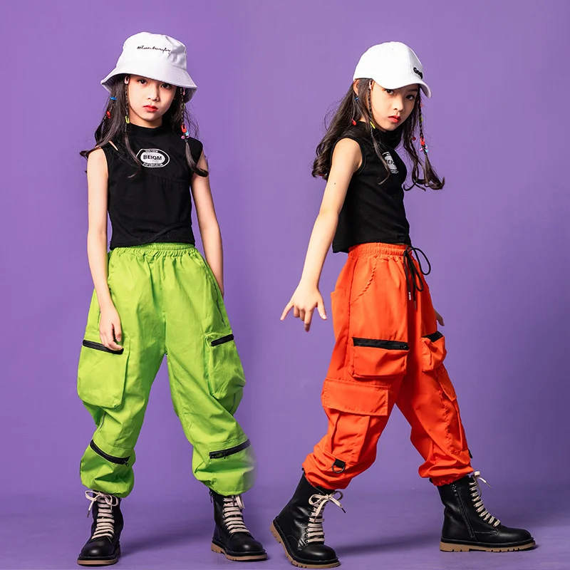 

Girls' Jazz Dance Clothing Girls' Street Dance Performance Set Children's Hip Hop Show Fashion Clothing Children's Performance
