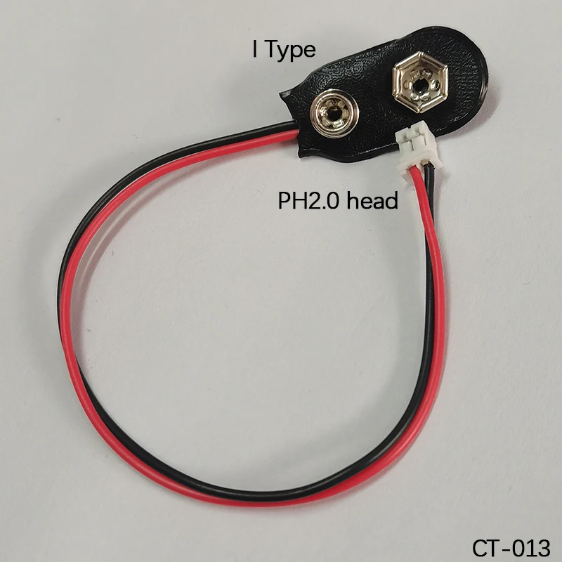 1 Stück 9 V Batterie-Snaps-Stecker, vielseitiger 9-V-Batteriehalter, I/T-Typ, weiche/harte Schale, Krokodilklemme, DC 5521 männlicher/weiblicher Adapter – Detail 13
