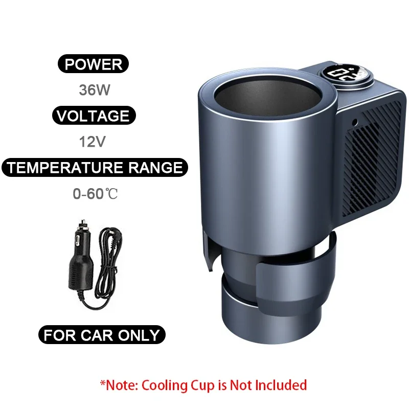 12V Wärmekühler Smart Cooling & Heizung Auto Tasse 2-in-1 Temperatu