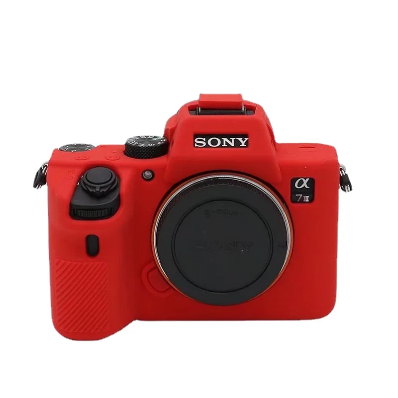 A7III custodia protettiva per fotocamera in gomma siliconica morbida per Sony A7 III A7RIII A7III A7M3 A7R3 A9 borsa per fotocamera