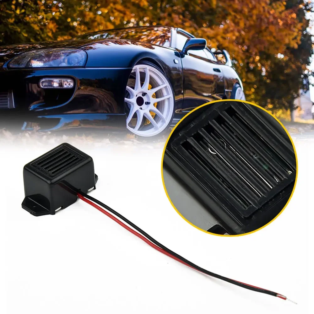 12V Car Light Off Warning Control Buzzer Beeper Adapter Cable-Black Electronic Buzzer Alarm Sound Beeper