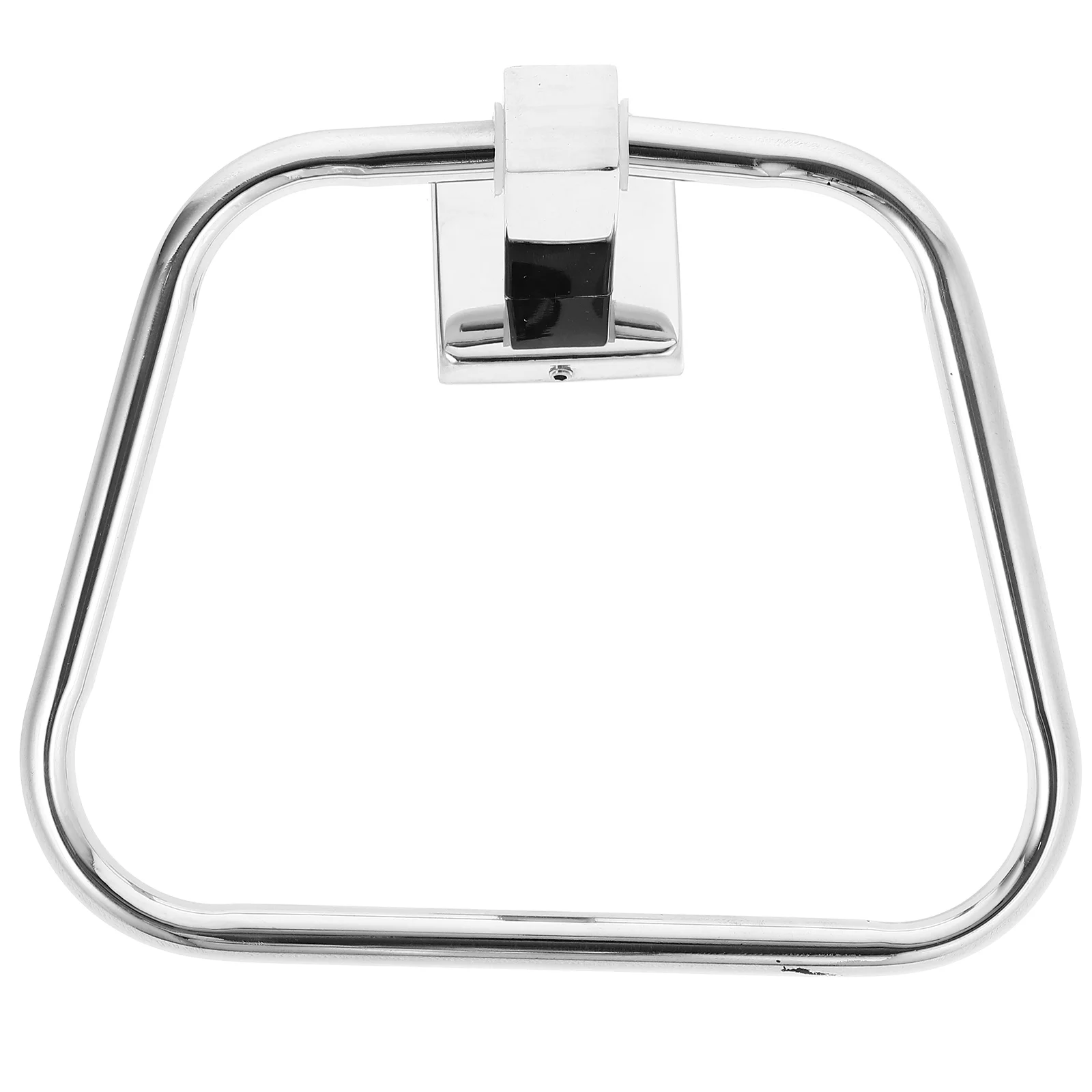 

Wall-mounted Stainless Steel Towel Ring Bathroom Kitchen Rack Hanger (304 Bright Square) 1pc Dispenser