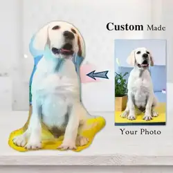 Personalized Pet Shaped Pillows - Unique Custom Photo Cushions - 70cm (Composite colour)