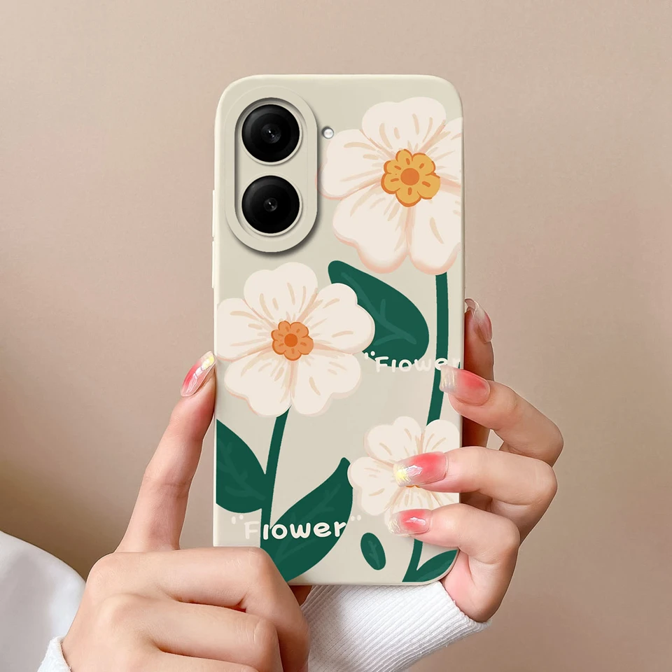Colorful Flower Snow Mountain Anti-Fingerprint Durable Bumper Case