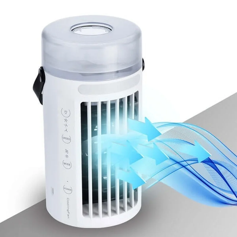 

Portable USB Spray Humidification Portable Water Cooling Fan