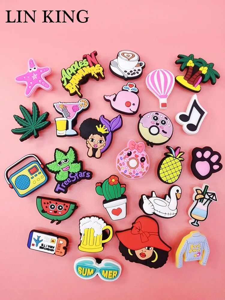 Original Holiday Style Shoes Decoration Accessories PVC Charms Diy