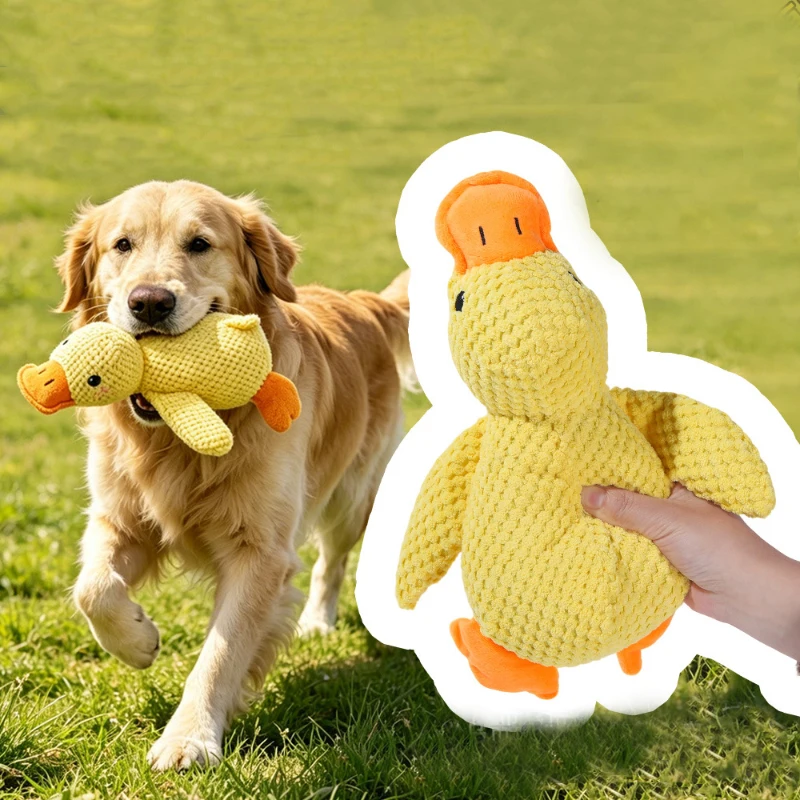 Duck Plush Dog Toy 2