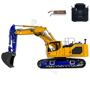 Toys LESU Aoue-LR945 1/14 3-arm RC Hydraulic Digger Metal Radio Control Painted Finished Excavator Trucks Cars Vehicle TH23759