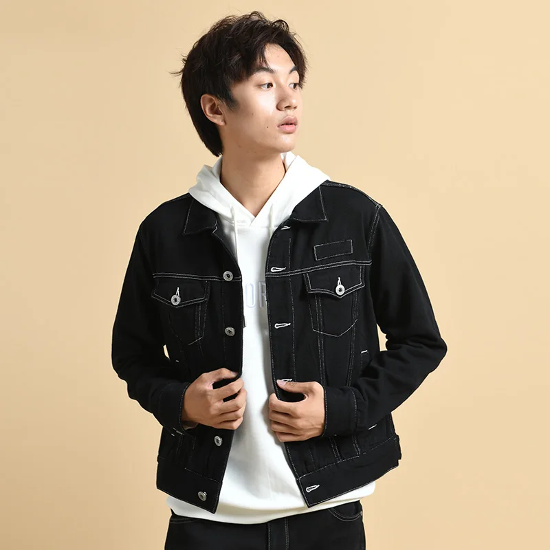 

2024 New Fashion Men's Denim Jackets Classic Retro High Quality Casual Male Clothes Slim Fit Jeans Coat Cotton Cowboy Loose Top