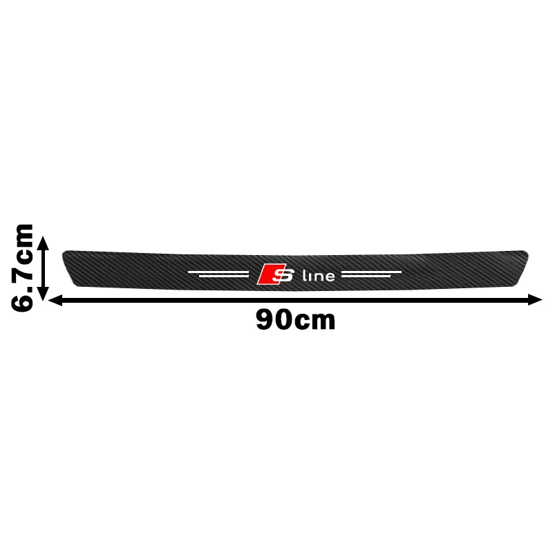 Universal Car Door and Trunk Threshold Protector Sticker - Durable Bumper Guard and Scratch Shield