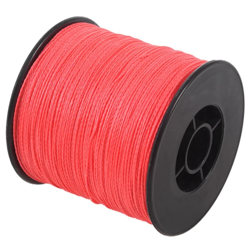 【Big savings】 ABVB-3X 500M 100LB 0.5Mm Super Strong Braided PE 4 Strands Color:Red
