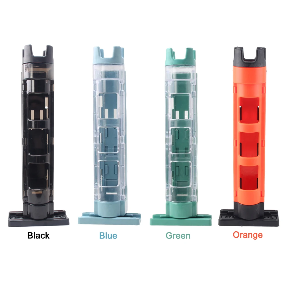 Fishing Box Rod Stand Fishing Box Rod Barrel Holder Fishing Box Pole Accessories Suit Fishing Tools For Angler Supplies