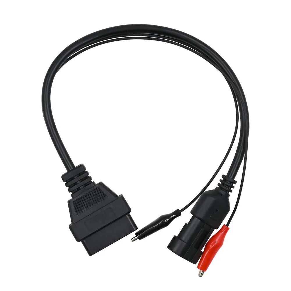 OBD2 Cable 3Pin to 16Pin for Fiat for Lancia Alfa Remeo OBDII Plug 3 Pin Connector Adapter Car Extension Diagnostic Cables