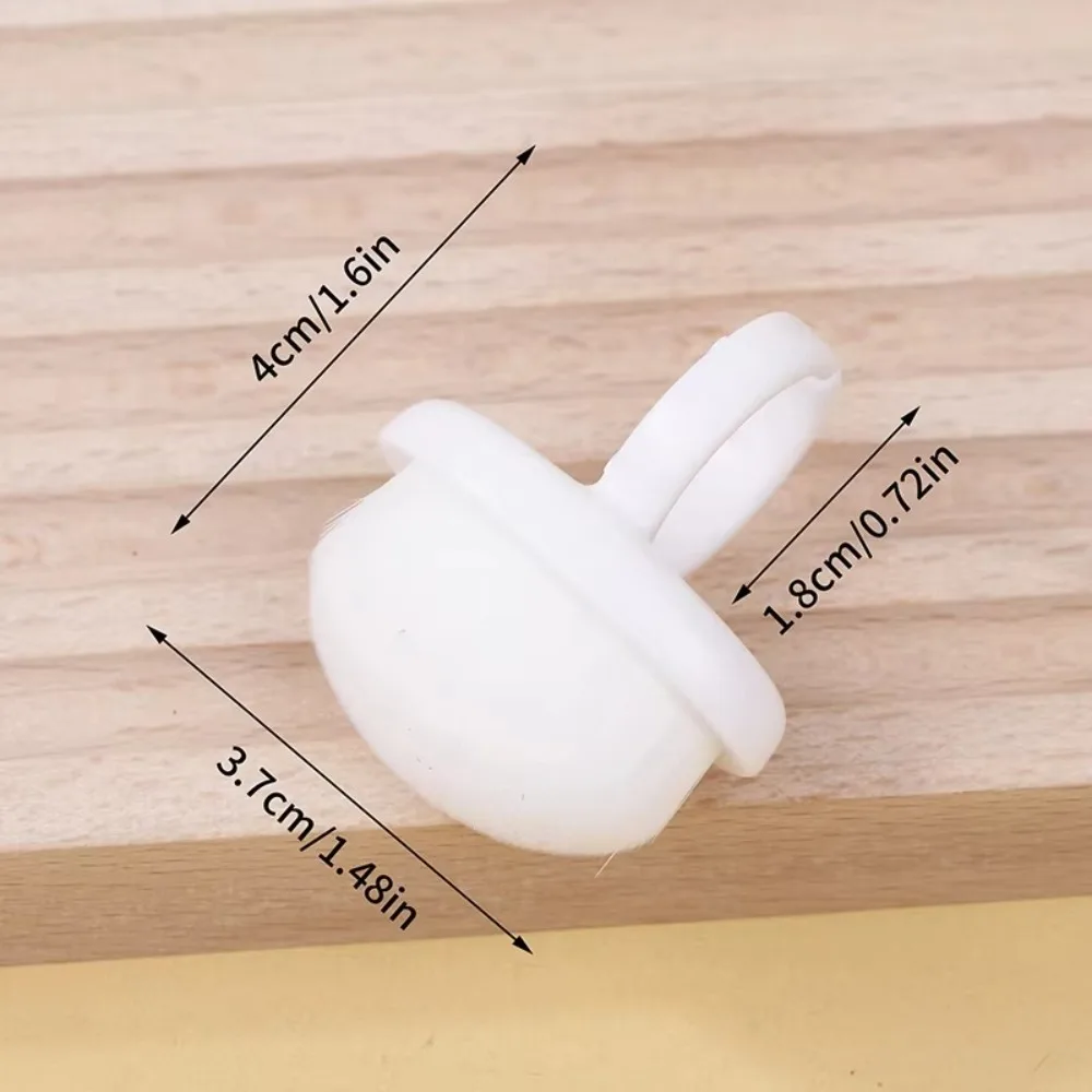 Oval Nails Art Dust Brush nail art brushes DIY Manicure Tools Gel Dust Cleaning Ring-shaped Brush Plastic Nails Art Cleaning