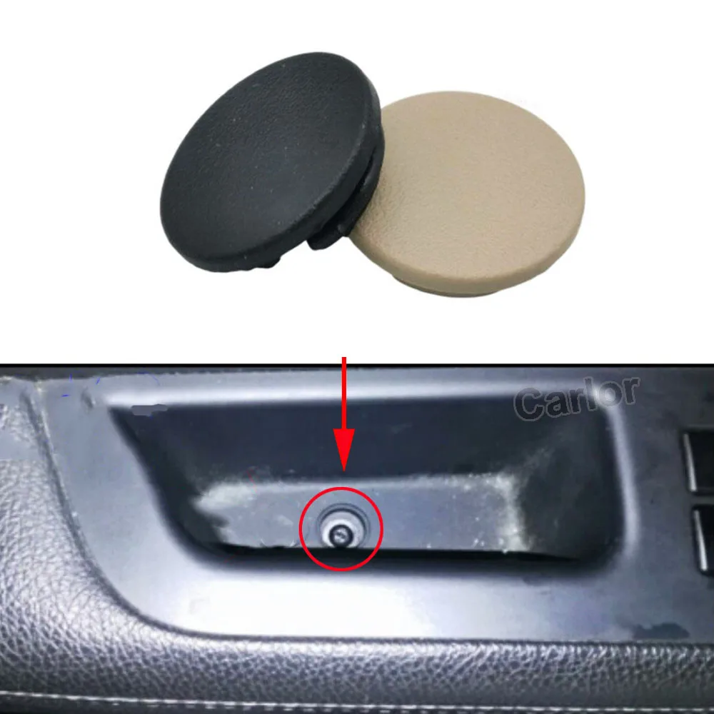 CarInteriorDoorHandleScrewCoverArmrestSlotDecorativeTrimCover