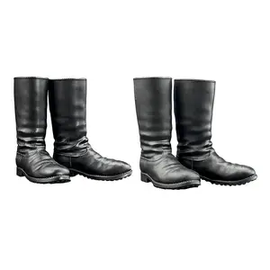 1/6 Scale Figure Boots, High Boots Model Miniature Shoes Soldier Accessory for 12"