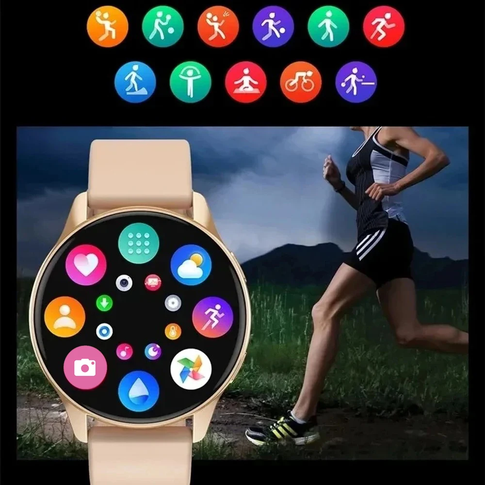 클래식 패션 Smartwatch 여성 프로 1.52 HD 무선 통화 건강 추적기 사용자 정의 사진 크리스마스 선물 시계 스마트 남성 새로운 2025