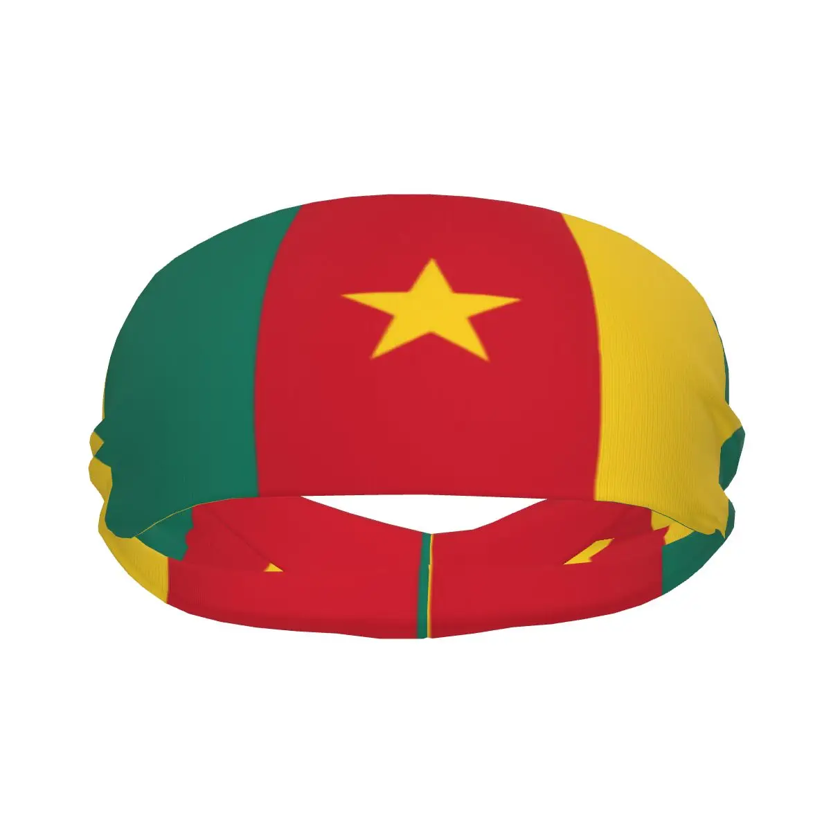 

Эластичная повязка для волос с флагом Камеруна, повязка на голову для йоги, обруч для волос для макияжа, повязка на голову