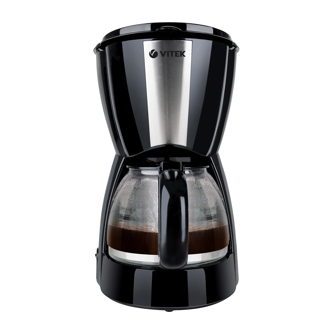 Кофеварка Vitek VT-1503 BK (Мощность 900 Вт объем 1.2 л автоподогрев противокапельная