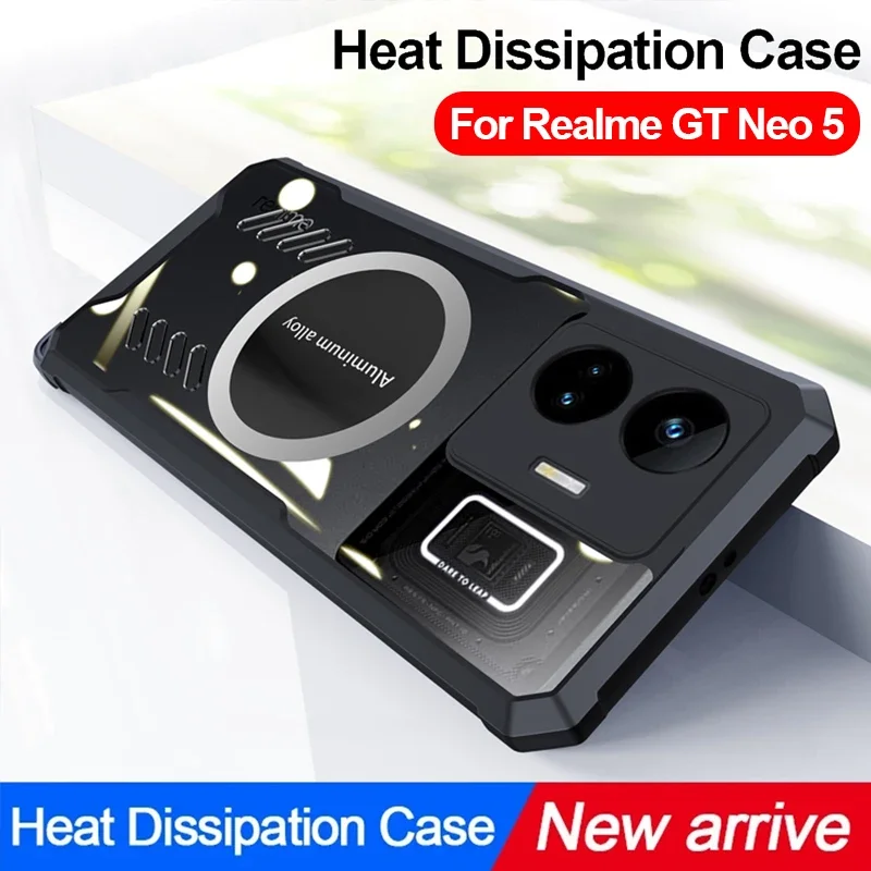 Luxury Case For Realme GT Neo 5 Case For Realme GT3 5G Capa Aluminium Alloy  Metal Frame Bumper Tempered Glass Camera Phone Cover - AliExpress