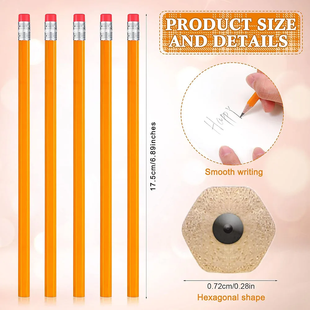 Pre-Sharpened #2 HB Wood Pencils 2