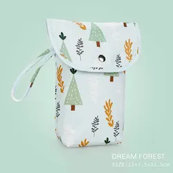 Waterproof Baby Diaper Bag Tote - Stylish Multi-Compartment Mummy Organizer (Forest)