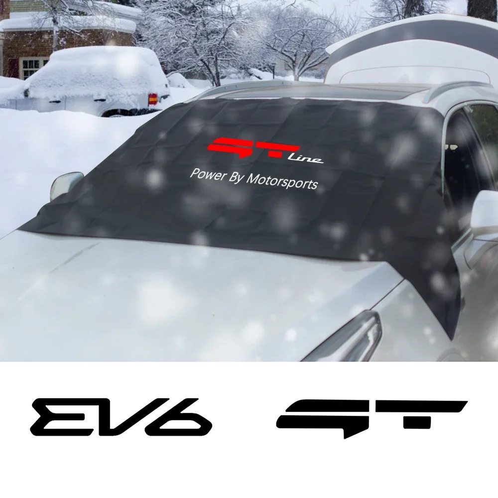 1 Pz Per Kia Ev6 Gt Ev6 Gt Line S 2021-2023 Car Winter Ice, Frost & Snow Removal Cover Parabrezza Per Auto Rimozione Neve Parasole