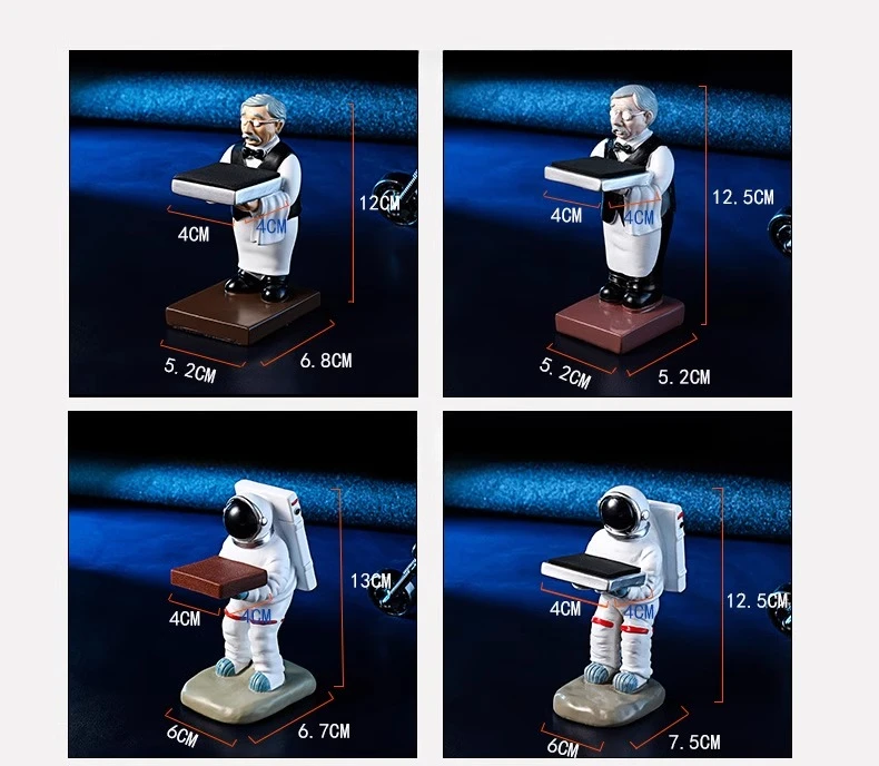 Resin Wrist Watch Display Stand Glass Astronaut Creative Personalized Holder Storage Case Organizer Spigen Watch Accessories