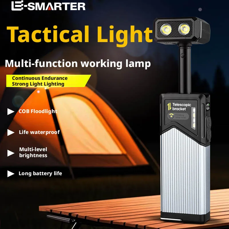 Multi-Functional Rotatable LED Magnetic Work Light for Outdoor Camping & Inspection