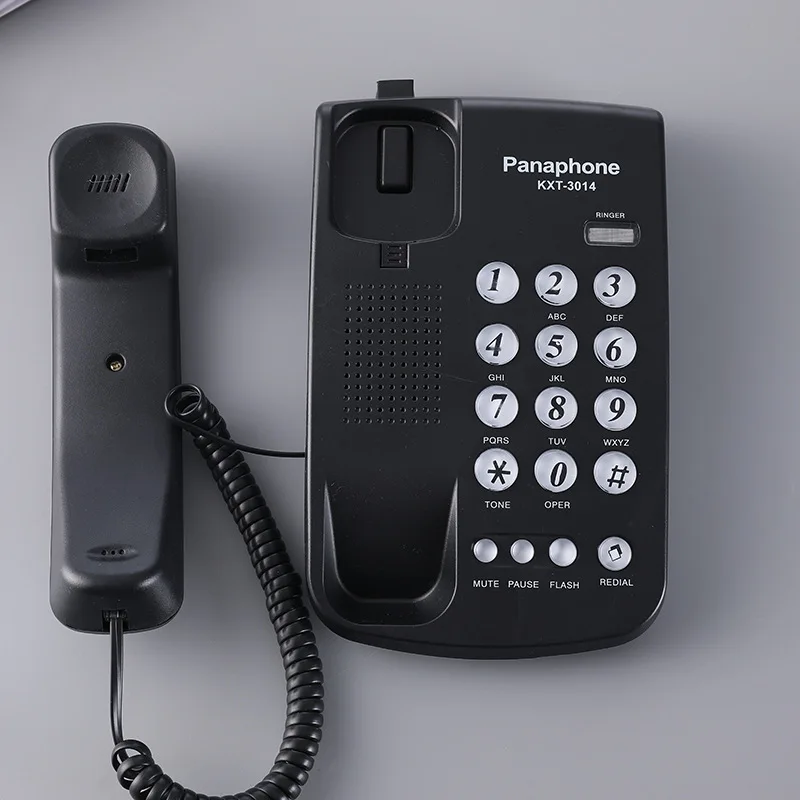 Téléphone fixe filaire de base, téléphone domestique, pas cher, bureau,  matin, petit FSK, desserrage à une seule ligne, ensemble téléphonique -  AliExpress