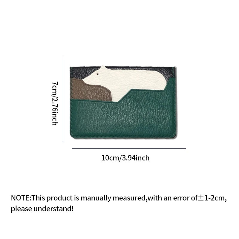 YOMDID 4PCS Cartoon Polar Bear Card Case Wallet Acrylic Making Templates DIY Coin Purse Card Holder Acrylic Making Molds