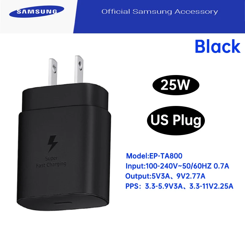 High-Speed 25W USB-C Supercharger with Fast Charging Cable