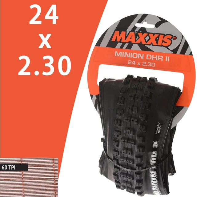 MAXXIS MINION DHF 24 x 2.40 1本 MAXXIS MINION DHF 24 x 2.40 1本 Maxxis Minion DHF Tire - 24