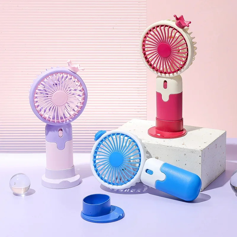 휴대용 미니 선풍기 USB 충전 소형 선풍기, 선풍기 학생 기숙사 결혼 선물, 크리에이티브 포켓 