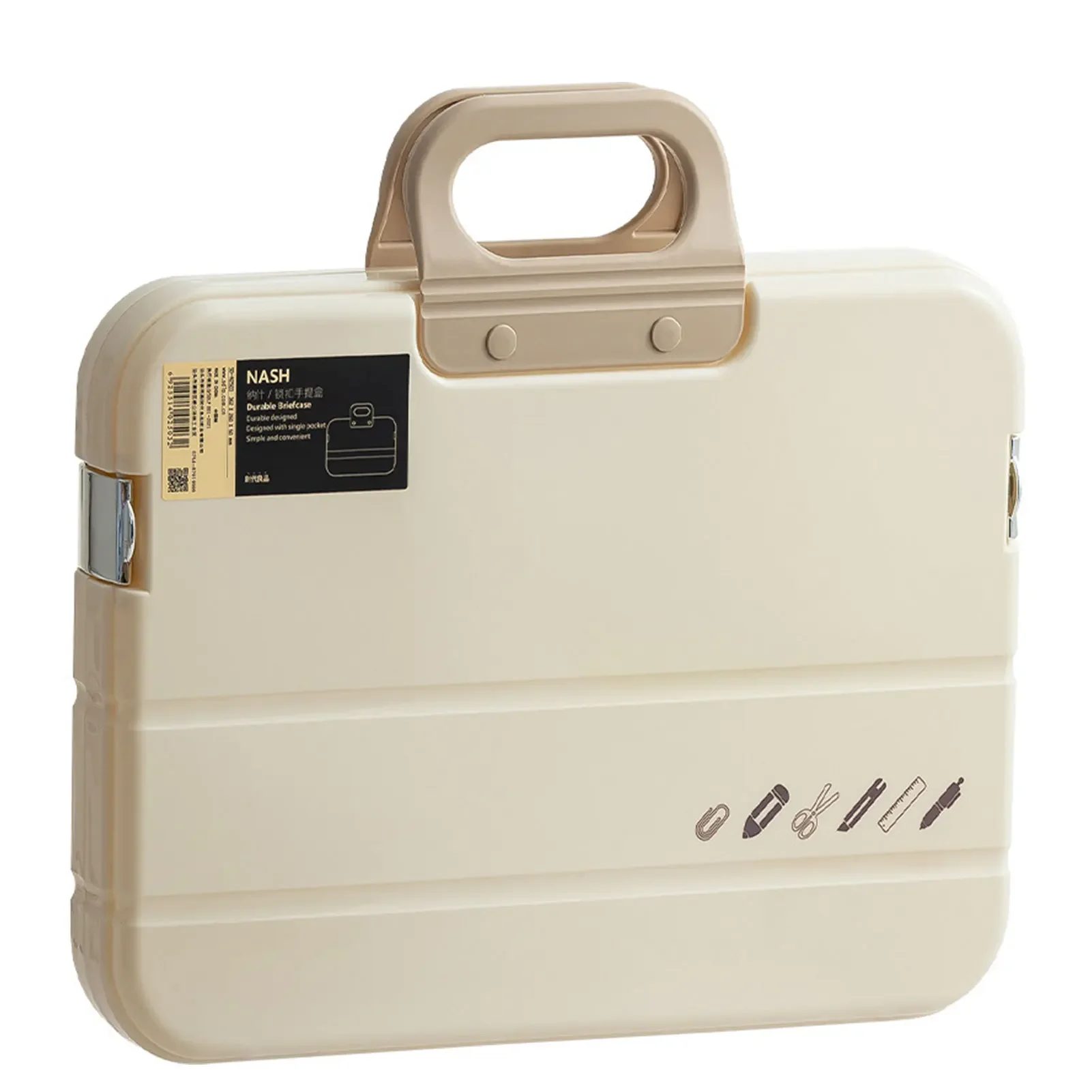 مجلد ملفات A4 بمقبض وقفل